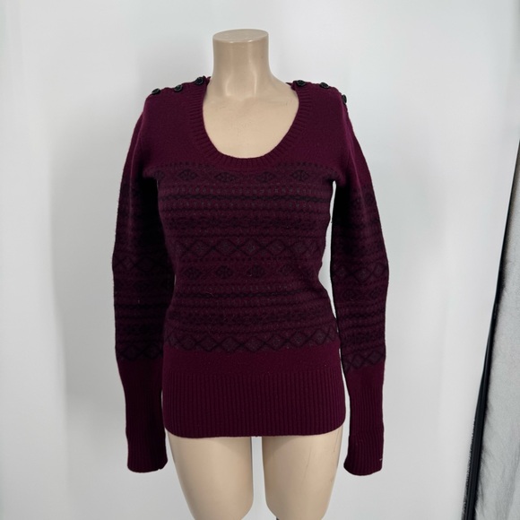 Burberry London Lambswool Cashmere Fitted Sweater - Picture 1 of 11